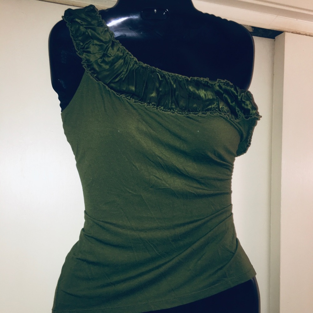 Ann Taylor deep olive tank